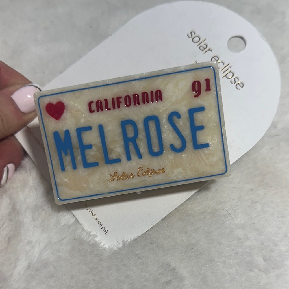 Anthropologie solar eclipse California Melrose hair claw clip